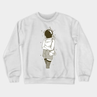 The Woman In Space Crewneck Sweatshirt